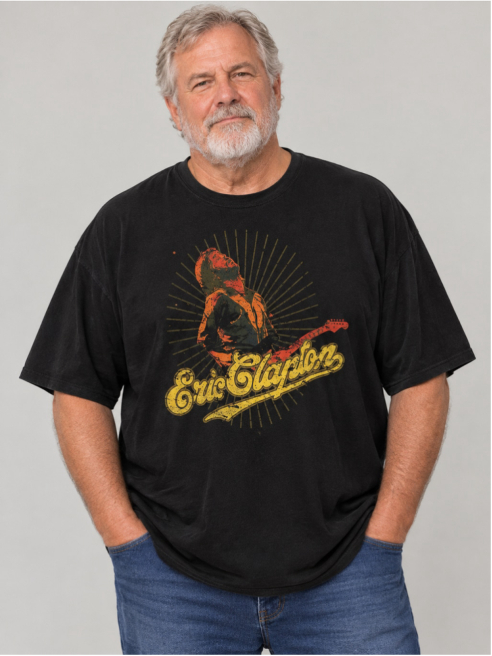 Eric Clapton official authentic 2006 2007 tour t-shirt mens size XL Extra Large